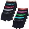 ROYALZ Boxershorts Pantaloncini da Uomo 10 pz. Classici Senza Cuciture per Sport e Tempo Libero, Pacco da 10 (95% Cotone / 5% Elastan)
