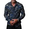 ChahuerOu Camicia Militare Mimetica da Uomo Camicia Tattica All'aperto Camicia Cargo Casual