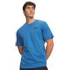 Under Armour Uomo Maglietta Larga con Logo sul Petto Sinistro, Titanium/Clay Green