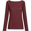 Cotonella, Maglia Donna con Scollo a Barca in Modal con Cachemire | Jersey elasticizzato con scollo a barchetta e orli ultrapiatti. Art. ADD09