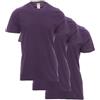 SADISRLS Payper Sunset T-Shirt Uomo 100% Cotone 155 g/m² Maglietta Manica Corta Girocollo Basic Confezione 3 o 5 Pezzi, Ideale per Lavoro e Uso Quotidiano