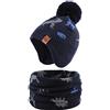 XIAOHAWANG Cappello Dinosauro Sciarpa Cappello Invernale per Bambino Ragazzo Ragazza Cappello Autunnale Riscaldante da 0 a 7 Anni