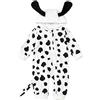 Xeadoffubio Bambino Dalmata Autunno Con Cappuccio Tuta Manica Lunga Cartone Animato Cane Stampa Piedi Cerniera Pagliaccetto Bambino Con Cappuccio Tutine Neonato Ragazze Ragazzi