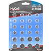 Ansmann HyCell 1516-0003 - Set di batterie alcaline/al litio a bottone (ciascuno di 2 pezzi CR1620, CR2016, CR2025, CR2032, LR41, LR43, LR44, LR626, LR621, LR754, LR1120, LR1130), pacco da 24