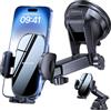 Miracase Supporto per telefono da auto per cruscotto e parabrezza, 3 in 1, supporto per telefono cellulare girevole a 360°, supporto GPS per iPhone 17 16 15 Pro Plus Max 14 13 12 11Samsung