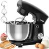Iceagle Impastatrice Planetaria 5L con Ciotola in Acciaio Inox, Impastatrice per Pane e Pizza, 10 Velocità, Gancio Impastatore, Frusta Piatta e Frusta a Filo, 600W