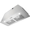 Magicin Cappa da cucina da incasso da 76,2 cm, 600 CFM, a 3 velocità, convertibile senza canalizzazione, in acciaio inox, con luce LED luminosa, filtri deflettori e filtri a carbone