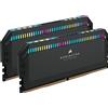 CORSAIR DOMINATOR PLATINUM RGB DDR5 RAM 32GB (2x16GB) 6200MHz CL36 Intel XMP Compatibile iCUE Memoria per Computer - Nero (CMT32GX5M2X6200C36)