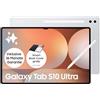 Samsung Galaxy Tab S10 Ultra AI Tablet Android, 12 GB di RAM, 1 TB di memoria, display AMOLED, rivestimento antiriflesso, include S Pen, WiFi, Platinum Silver