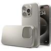 CoverStyle® - UltraSoft® - per iPhone 15 Pro Max (6.7") - Cover Opaca Soft-Touch - Titanio Naturale