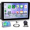 Rimoody 4G+128G Android Autoradio per Ford Transit 2009-2016/ Ford Focus 2005-2008 Wireless Carplay Android Auto 9 Pollici Incell Touchscreen Radio con GPS WiFi Bluetooth FM/RDS/EQ/SWC Telecamera Posteriore