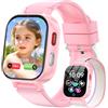 Ucani 4G GPS Smartwatch Bambini, Orologio Intelligente Bambini con Videochiamate | Chat Vocale, Sveglia, Contapassi, Calcolatrice, Camera, IP68 HD Smart Watch per Ragazzi e Ragazze Regalo 4-12 Anni,fucsia