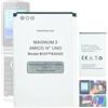 Aousavo (60mm*38mm*4.2mm) BigFP800AD - Batteria di ricambio BigFP800AD compatibile con BRONDI Magnum 3 Amico N3 BRONDI Amico N.1 AMICO N UNO BL-11AT (Non compatibile con BIGFP800AC)
