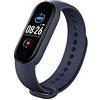 Generico M5 Bracciale Smart Band, IP67 impermeabile orologi intelligenti, pressione sanguigna Fitness Tracker, Smartband braccialetti fitness, Activity Tracker (Blu)