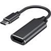 QGECEN Adattatore da USB C a HDMI 4K, adattatore da Thunderbolt 3 a HDMI compatibile con MacBook Pro 2019/2018/2017, Samsung Galaxy S10 / S9 e altro