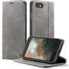 owlhold Cover per iPhone SE 2022/SE 2020/iPhone 8/7 Custodia iPhone SE 2022/SE 2020/iPhone 8/7 Premium Pelle PU Portafoglio Flip Libro [Antiurto] [Blocco RFID] [Cavalletto] [Carta Fessura] - Grigio