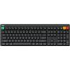 nuphy Node100 Tastiera meccanica senza fili, Hot-Swappable Custom Keyboard, 109 tasti, tastiera da gioco, supporta gesti touch, Bluetooth/2,4 GHz/USB-C