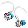 TINHIFI Auricolari cablati T2 MKIII, con diaframma 2DD da 10 mm + 6 mm, driver dinamico HiFi IEM con cavo MMCX staccabile, ideali per DJ amanti della musica, audiofili e videogiochi, argento perlato
