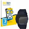 brotect Pellicola Vetro per Casio G-Shock GMD-S5600 | 3 Pezzi Chiara Protezione Schermo Made in Germany Durezza 9H Anti-Graffio Glass Screen Protector