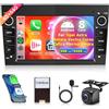 Rimoody 4G+64G Wireless Carplay Android 13 Autoradio per Opel Astra Antara Vectra Corsa Zafira Meriva Vivara Vivaro 7 Pollici Autoradio Android Auto GPS WiFi Mirror Link Bluetooth FM/RDS Telecamera Posteriore