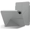 RoYiio Custodia per iPad Air 13 pollici M4/M3/M2 Cover Pelle PU (Grigio) | Funzione Auto Sleep/Wake, Magnetica Cover per iPad Air 13 (2026/2025/2024) Custodia per iPad Pro 12.9 6a/5a/4a/3a gen.