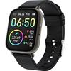 Motast Smartwatch, Orologio Fitness Uomo Donna 1,69'' Touch Schermo Smart Watch con Contapassi/Cardiofrequenzimetro/Cronometro, Sportivo Fitness Tracker Impermeabil IP68, 24 Sportive, Notifiche Messaggi