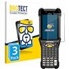 BROTECT Pellicola Vetro per Zebra MC9300 | 3 Pezzi Chiara Protezione Schermo Made in Germany Durezza 9H Anti-Graffio Glass Screen Protector