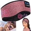 LC-dolida Cuffie Bluetooth 5.4 per dormire sul fianco, fascia traspirante | Cuffie per dormire ultra morbide per le calde notti estive/sport, nessuna pressione sulle orecchie, cuffie per dormire