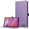 Generico DayQiQiPu Custodia per Lenovo Tab One/Tab K9 (TB-305FU, TB-305XU) 8,7 Pollici Flip Caso con Supporto e Slot per Schede, Auto Sveglia/Sonno, Regolazione Multi-Angolo Antiurto - Denim Viola