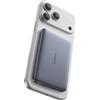 Baseus Picogo AM41 Power Bank, Ultra Slim 10000mAh Qi2 Magsafe Powerbank 15W Wireless, Ricarica Rapida PD 27W, Magnetico Batteria Esterna con cavo USB C per iPhone 17/16/15/14/13/12, Grigio Spazio