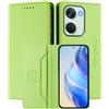 MOJIA Custodia per OnePlus Nord 3 5G, Resistente a Cadute e Graffi, Alta qualità PU Pelle Stile Portafoglio Cover Folio con Chiusura Magnetica. Light Green