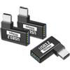 Panlouting 3 Pack | Adattatore USB-C a USB 3.0 | Angolo Retto 90 Gradi | Adattatore OTG USB-C Maschio a USB 3.0 Femmina | Compatibile con MacBook Air Pro, laptop, Samsung Galaxy, iPhone 15 16 Pro Max, iPad Mini
