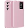 Nshkeji Cover per Samsung Galaxy S23 Plus Custodia Portafoglio Pelle PU Wallet e Porta Carte Case Flip Libro Con Finestra di Visione Notifiche Cover Antiurto Custodia per Samsung S23 Plus 5G Case