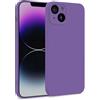 MyGadget Cover per iPhone 14 Plus - Custodia in Silicone Morbido a Doppio Strato - Case con Protezione Fotocamera & Fodera Interna Antigraffio - Lilla