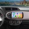 Inefala Autoradio per Toyota Yaris Grmn 2012-2017 con 9'' Schermo Wireless Carplay Android Auto Mirror Link FM Radio EQ WIFI Bluetooth USB SWC Telecamera di retromarcia con luce in tinta
