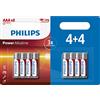Philips Power Alkaline Batteria LR03P8BP