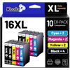 Koala Cartuccia d'inchiostro Compatibili per Epson 16 XL 16XL Multipack per Workforce WF-2760 WF-2750 WF-2660 WF-2650 WF-2630 WF-2540 WF-2530 WF-2010 WF-2510 WF-2520NF Stampante, Multipack 10 Colori