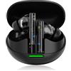 Yinyoo KZ Carol Pro, Auricolari senza fili, Bluetooth 5.4, 35 ore di riproduzione, AI Noise Cancellation, Cuffie Wireless con Microfono ANC 6, Hi-Fi Stereo Harman Curved Auricolari