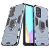 Max Power Digital Cover per Samsung Galaxy A52 / A52s con Anello, Custodia Supporto Magnetica Rigida Resistente Antiurto Doppio Strato Protettiva Calamita Bumper Case (Samsung Galaxy A52 / A52s, Blu Navy)