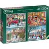 Falcon Puzzle "Momenti in famiglia a Natale" da 4x1000 pezzi