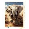 Calvendo Puzzle CALVENDO Elefante | 2000 pezzi, dimensioni 90x67 cm. Puzzle fotografico per momenti di gioia