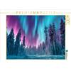CALVENDO Puzzle Magica aurora boreale nel cielo del nord | 1000 pezzi Puzzle 64x48cm Foto puzzle per le ore felici