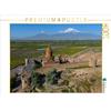CALVENDO Puzzle Monastero di Chor Virap con Ararat | 1000 pezzi Foto-Puzzle con cornice 64x48cm per ore liete