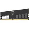 Lexar Memoria RAM Lexar DDR5 da 16 GB per PC desktop, 4800 MHz, CL46, 288 pin, UDIMM, 1.1 V, ECC, Plug-and-Play