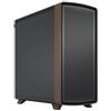 Fractal Design Case per PC Mid-Tower FRACTAL DESIGN Summit Black Solid, compatibile E-ATX, supporto GPU fino a 425mm, 3 ventole Momentum da 140mm, materiali: legno massello e mesh metallica, porta USB-C, colore nero