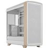 Fractal Design Case per PC Fractal Design Summit, formato Medio Tower, colore Bianco, con pannello laterale in vetro temperato trasparente, compatibile con schede madri E-ATX