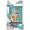 ANIME HEROES Action figure articolata della serie Anime Heroes di Bandai, personaggio Nami di One Piece, altezza 17 cm, con 16 punti di articolazione e mani aggiuntive