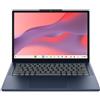 Lenovo Laptop Lenovo Chromebook 14ITN11, schermo da 14'' WUXGA, processore Intel Core C3 N355, 8 GB di RAM, SSD da 128 GB, tastiera AZERTY, sistema operativo ChromeOS, colore blu