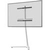 One For All Support TV a pavimento modello FLOATING STAND XL WM7651, per televisori fino a 90 pollici, colore bianco