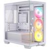 Corsair Case per PC Micro-ATX CORSAIR 2800X RS-R ARGB, con pannello in vetro temperato, 3 ventole RS120-R incluse, supporto per radiatore da 360mm, colore nero